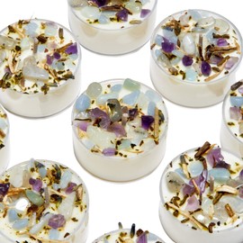 Aquarius Zodiac Candle (Jan. 20 - Feb. 18) - Soy Candle - All Natural Aromatherapy Candle - Aquarius Horoscope Candle - Set of 6 Tealights