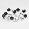 JJWNMLL T track adapter bolts head 20x20 mm square sliding