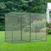 BPS 8x4x6FT Crop Cage with Zipper Door - Plant Protection