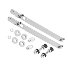 FXDWG Wide Glide Quick Release Docking Hardware Kit Harley Davidson Dyna Detachable Passenger Sissy Bar Backrest WideGlide 2010-2017 Detachables 54097-10 Luggage Rack Sideplates SissyBar Rear Back Pad