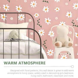 AORVYUI Multicolor Stickers Pack of Flower Decals Delicate Car Stickers Flower Car Stickers 20x15cm Waterproof