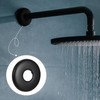 Isslly 2 Pack Shower Arm Flange, 2.5" Round Replacement Escutcheon