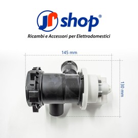 JPshop - Electric Drain Pump for Washing Machine Compatible with Bosch 00145776 00145897