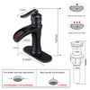 Oil Rubbed Bronze Bathroom Faucet GGStudy Waterfall Single Handle One
