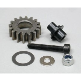 TRAXXAS 4996 16 TOOTH IDLE GEAR + STEEL SHAFT FOR T-MAXX .15 + 2.5