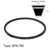 sourcing map SPA760 V-Belt Drive Belt 760 mm Pitch Length