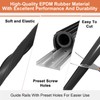 Garage Door Seals Bottom Rubber – 16.5FT EPDM Weatherproof Seal
