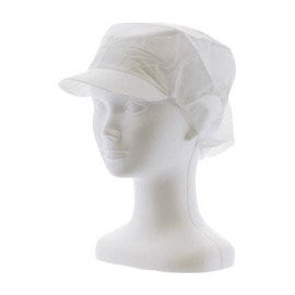 TRUSCO(トラスコ) 帯電帽つば付 Lサイズ (10枚入) TTCT-L