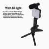 LED Video Fill Light Microphone Tripod Kit for Phone Camera