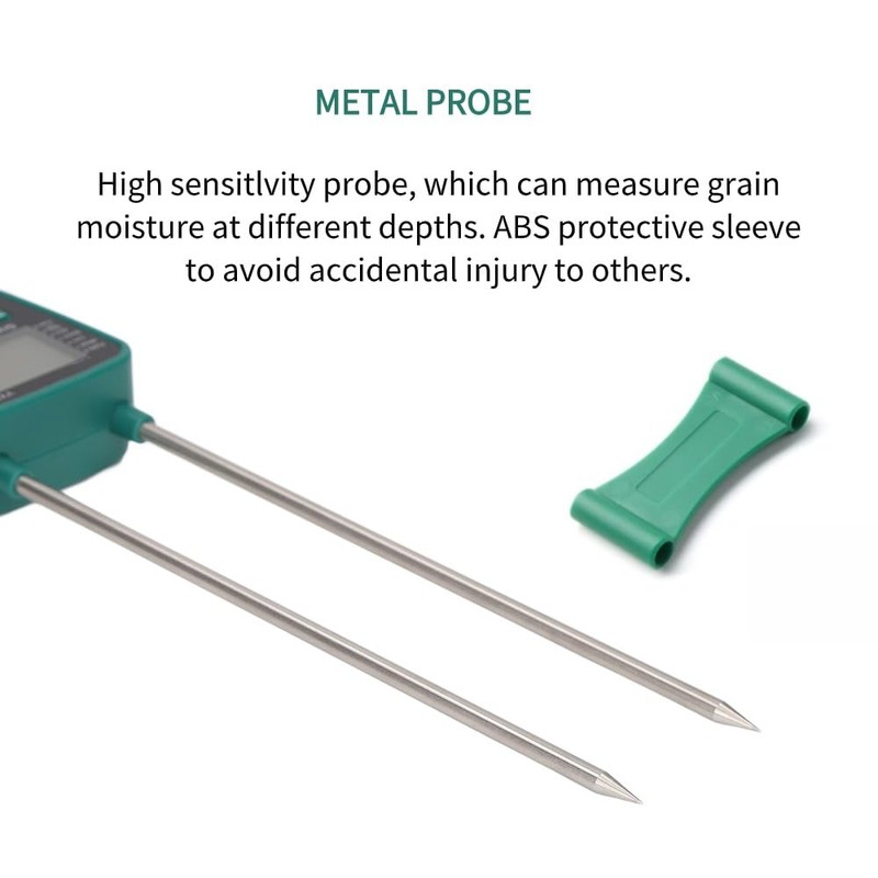 Portable Hay Tester, Hay Bale Tester with Probe for Sesame