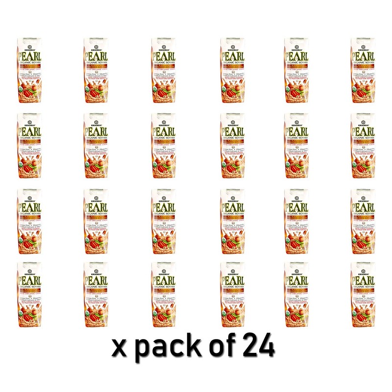 Kikkoman USA Organic Chocolate Soymilk, Dairy-Free & Low-Fat, 24 Pack