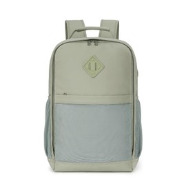 WANDF Travel Backpack for Women & Men, 15.6 Inch Rucksack Bag, Lightweight Business Work Bag, Cabin Size 45x36x20 for Easyjet Airlines(Green)