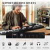 Ktaxon 88 Key Foldable Electronic Keyboard Piano Set, Semi-Weighted Electric