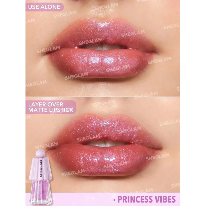 SHEGLAM Jelly Wow Aceite Labial Hidratante - Princess Vibes