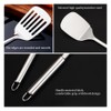 Stainless Steel Spatulas Set,Silver Slotted Turner, Solid Turner,Heavy Duty Sturdy