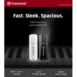 Transcend JetFlash 730 32GB Flash Drive with USB3.0 connector
