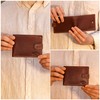 Gusti Gustav Men's Leather Wallet, brown, Retro