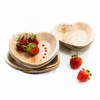 ECO Leaf | 16cm Heart Shape 25 Pack | Disposable