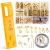 Mardatt 307pcs Quality Picture Hanging Tool with Level Ruler Photo