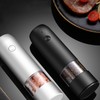 Electric Pepper Grinder Black Usb Charging High Hardness Wear Resistant