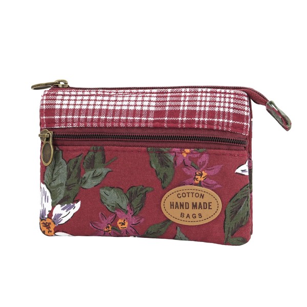 Energather Coin Pouch, Cotton Change Purse Coin Purse for Women