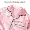 WUDEUI Kids Silk Pyjamas Girls Boys, Satin Shorts Sleeve Pjs