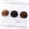 Beavorty Moño De Cabello Trenzado Artificial Con Clip Para Mujeres