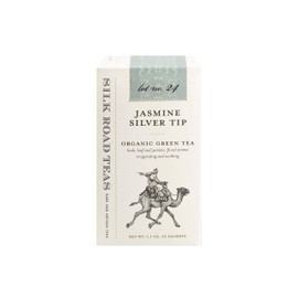 Silk Road Organic Fair Trade Jasmine Green Tea, 15 bags