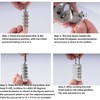 4 Digit Travel Padlock Luggage Combination Lock Outdoor Key Padlock