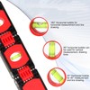 Foldable Level 72cm Multi Angle Precise Measurement 6 Sections Magnetic