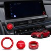 for Toyota Prius 2023-2026 Accessories, 3-Pieces Aluminum Alloy Knob Covers