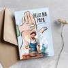 HappyMots - Father's Day Original Gift + Greeting Postcard |