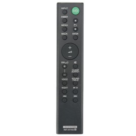 ROLLGAN RMT-AH102U Replacement Remote Control Applicable for Sony Soundbar AV System 149293311 HT-XT100 HT-XT1 HT-RT4 HT-RT40 SACT390 SA-WRT3 SS-RT3 HT-RT3 HT-RT3 HT-CT390 SA-CT390 HTXT100