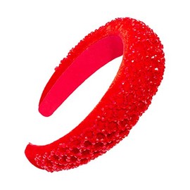 L. Erickson Madison Ave. Headband - Red Velvet