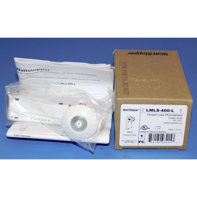 Watt Stopper LMLS-400-L Closed Loop Single Zone DLM photosensor w/extended