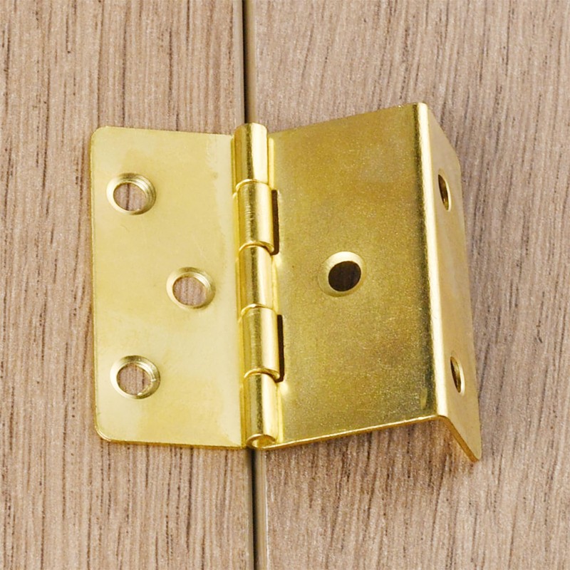 DIY Vintage Tri-fold Hinges,Antique Retro Fold Hinge Hardware for Door,