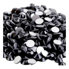 A4f Solutions 1440pzs Pedrería Cristal Negro Para Uñas Decoración Ss5