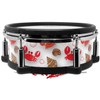 Skin Wrap Compatible with Roland PD-108 Drum Crabs and Shells