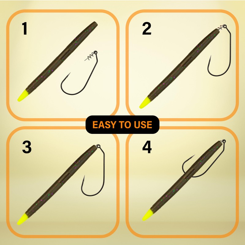 Reaction Tackle Swimbait Hooks - 8/0 (25-Pack)