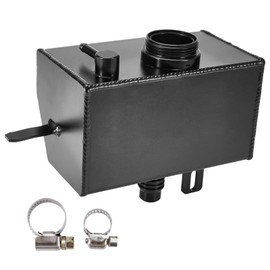 Aluminum Coolant Reservoir Tank for 2018-2025 Jeep Wrangler JL/JLU & 2020-2025 Gladiator JT 2.0L/3.6L-Leak-Proof Design Replaces Plastic OE 68364312AC 68364312AA 68364312AB