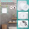 Izrielar Bathroom Fan 100 mm with Humidity Sensor and Backflow