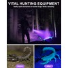 Minsk Black Light 60W, Flashlights High Lumen, USB C Rechargeable,