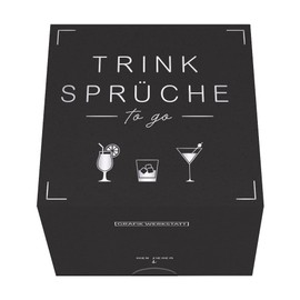 Grafik-Werkstatt Message in a Box | Gift Idea | 30 Tear-off Cards | Drinking Sayings to Go