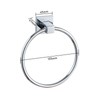 Wall Mounted Towel Holder Chrome - Stainless Steel Hand Towel