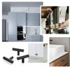 Ravinte 30 Pack Black T Bar Cabinet Knobs 2 Inch