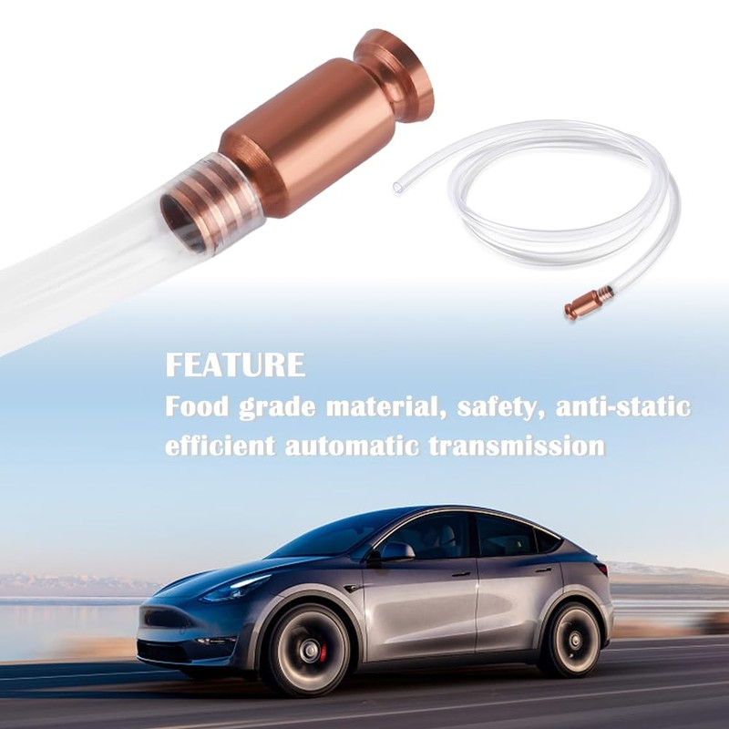 Siphon Hose with Hose Clamp,1.8mx15mm Automatic Transfer Gas Siphon Pump,Multi-Purpose