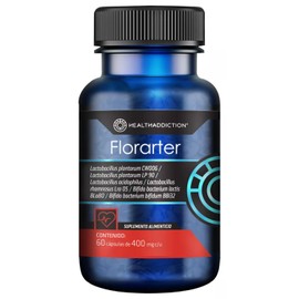HEALTHADDICTION - Florarter - Probióticos para Circulación y Salud Cardiovascular - Apoyo Digestivo y Bienestar Integral - Con Cepas Activas y...     