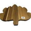 Godinger Leaf Acacia Wooden Serving Board 15" NEW