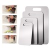 4 Packs Stainless Steel Cutting Boards Set for Kitchen, 304