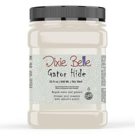 Dixie Belle Paint Company | Gator Hide | Non-Yellowing Polyacrylic Topcoat Paint | Resistant Finish for DIY Projects | Made in the USA - Size: 32 Fl Oz